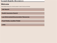Tablet Screenshot of grandrapidsresources.com